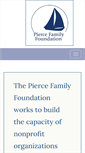 Mobile Screenshot of piercefamilyfoundation.org